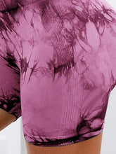Load image into Gallery viewer, Tie-Dye High Waist Active Shorts