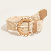 Load image into Gallery viewer, Bead Buckle Woven Belt