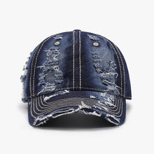 Load image into Gallery viewer, Distressed Adjustable Cotton Baseball Cap