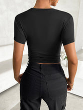 Load image into Gallery viewer, Round Neck Short Sleeve T-Shirt