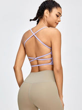 Load image into Gallery viewer, Crisscross Spaghetti Strap Active Bra