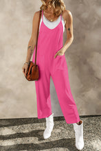 Load image into Gallery viewer, Pocketed Spaghetti Strap Wide Leg Jumpsuit
