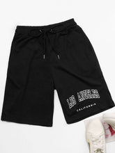 Load image into Gallery viewer, LOS ANGELES CALIFORNIA Graphic Drawstring Shorts