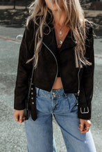Load image into Gallery viewer, Zip Up Collared Neck Jacket