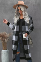 Load image into Gallery viewer, Camille Plaid Duster Cardigan