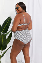 Load image into Gallery viewer, Marina West Swim Take A Dip Twist High-Rise Bikini in Black