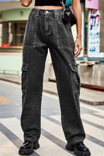 Load image into Gallery viewer, Loose Fit Long Pants with Pockets