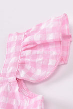 Load image into Gallery viewer, Baby Plaid Cat Graphic Bodysuit