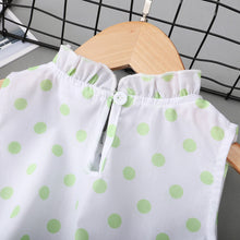 Load image into Gallery viewer, Baby Girl Polka Dot Tank and Shorts Set