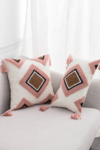 Load image into Gallery viewer, Geometric Graphic Tassel Decorative Throw Pillow Case