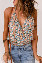 Load image into Gallery viewer, Floral Elastic Waist Cropped Cami