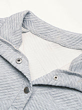 Load image into Gallery viewer, Raglan Sleeve Collared Neck Sweatshirt with Pocket