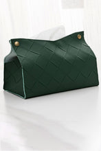 Load image into Gallery viewer, 2-Pack Woven PU Tissue Box Covers