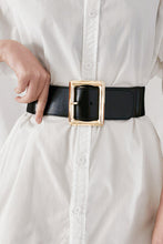 Load image into Gallery viewer, Rectangle Buckle Elastic Wide Belt