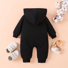 Load image into Gallery viewer, Baby Boy LITTLE KING Hooded Bodysuit