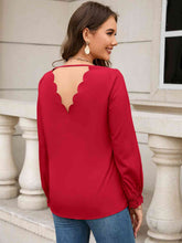 Load image into Gallery viewer, V-Neck Long Sleeve Blouse