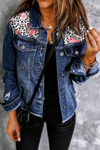 Load image into Gallery viewer, LILY ROSE Distressed Denim Jacket