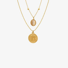 Load image into Gallery viewer, Titanium Steel Double-Layered Necklace