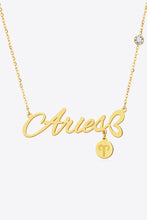 Load image into Gallery viewer, Constellation Pendant Zircon Necklace