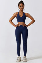 Load image into Gallery viewer, Crisscross Sports Bra and Leggings Set