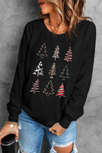Load image into Gallery viewer, Chrismas Tree Graphic Sweatshirt