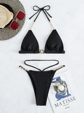Load image into Gallery viewer, Chain Tied Two-Piece Bikini Set