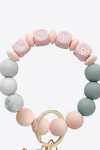 Load image into Gallery viewer, LOVE Beaded Keychain with Tassel
