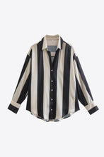 Load image into Gallery viewer, Striped Dropped Shoulder Shirt