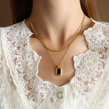 Load image into Gallery viewer, Titanium Steel Gold-Plated Pendant Necklace
