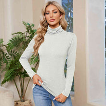 Load image into Gallery viewer, Turtleneck Long Sleeve T-Shirt