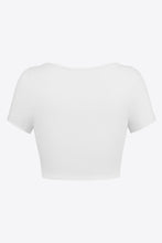 Load image into Gallery viewer, Square Neck Ribbed Crop Top