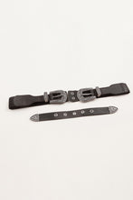 Load image into Gallery viewer, Symmetrical Zinc Alloy Buckle PU Leather Belt