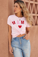 Load image into Gallery viewer, MAMA Heart Graphic Tee