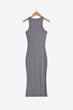 Load image into Gallery viewer, Round Neck Sleeveless Midi Dress