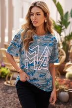 Load image into Gallery viewer, Camouflage Round Neck Tee Shirt