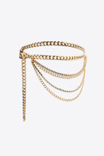 Load image into Gallery viewer, Rhinestone Decor Metal Chain Belt