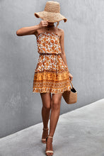 Load image into Gallery viewer, Bohemian Frill Trim Strapless Dress