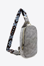 Load image into Gallery viewer, Adjustable Strap PU Leather Sling Bag