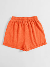 Load image into Gallery viewer, Drawstring Pocketed Elastic Waist Shorts