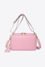 Load image into Gallery viewer, PU Leather Tassel Crossbody Bag
