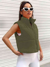Load image into Gallery viewer, Zip-Up Puffer Vest