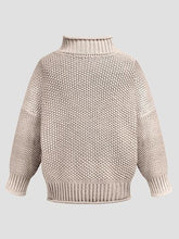 Load image into Gallery viewer, Turtleneck Long Sleeve Sweater