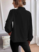 Load image into Gallery viewer, Mock Neck Button Front Shirt