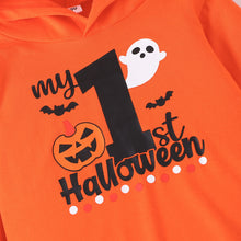 Load image into Gallery viewer, BOO Kids Graphic Long Sleeve Hoodie and Printed Pants Set