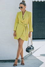 Load image into Gallery viewer, ON MY WAY Belted Blazer Dress