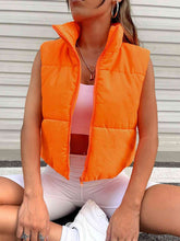 Load image into Gallery viewer, Zip-Up Puffer Vest