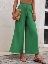 Load image into Gallery viewer, High Waist Slit Wide Leg Pants