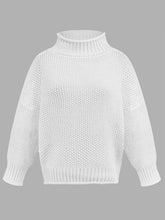 Load image into Gallery viewer, Turtleneck Long Sleeve Sweater