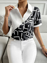 Load image into Gallery viewer, Contrast Short Sleeve Shirt