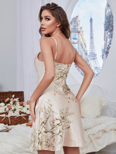 Load image into Gallery viewer, Sleeveless Printed Mini Nightgown